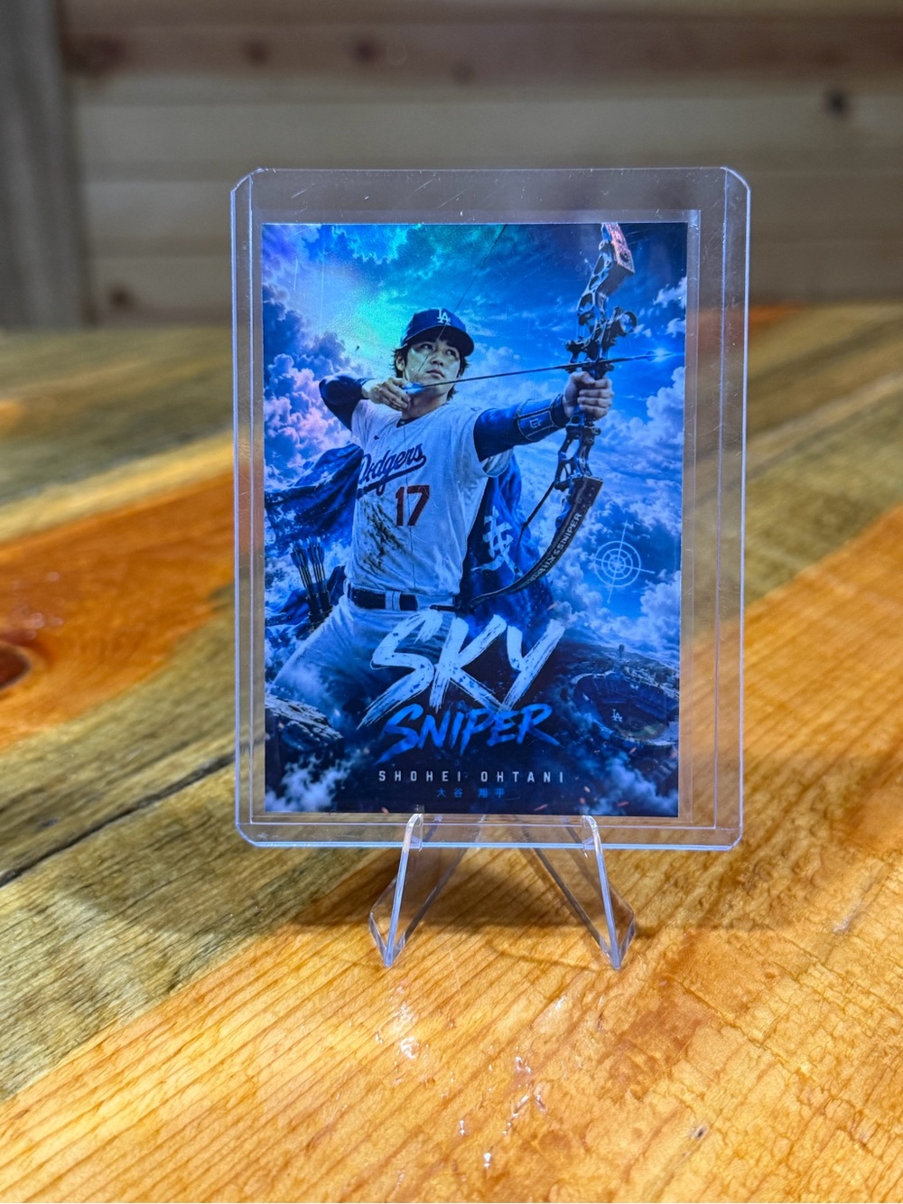 Shohei Ohtani Sky Sniper Custom Baseball Card